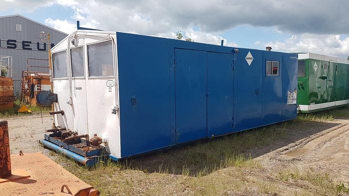 Used National JWS-300L Triplex Well Servicing Reversing Mud Pump Package