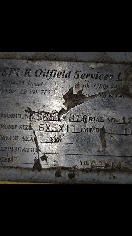 Used EMSCO F-650 Triplex Mud Pump