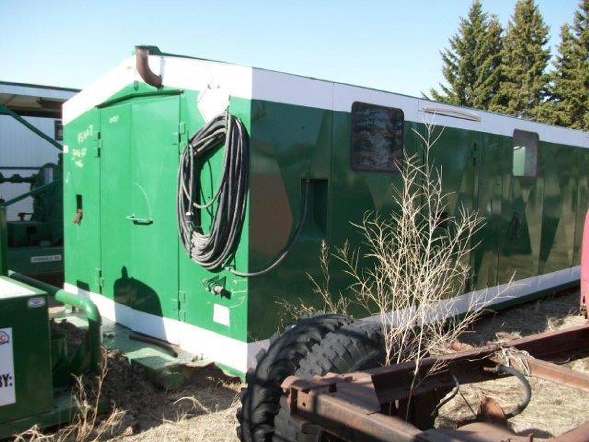 Used Oilfield Skid Heavy Duty Shop Built Pumphouse