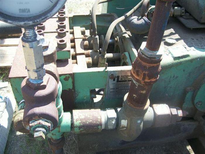 Used NLB 1060E Triplex Waterblast Pump