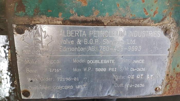 Used National Oilwell (NOV) 7 1/16" 5M Double Ram BOP