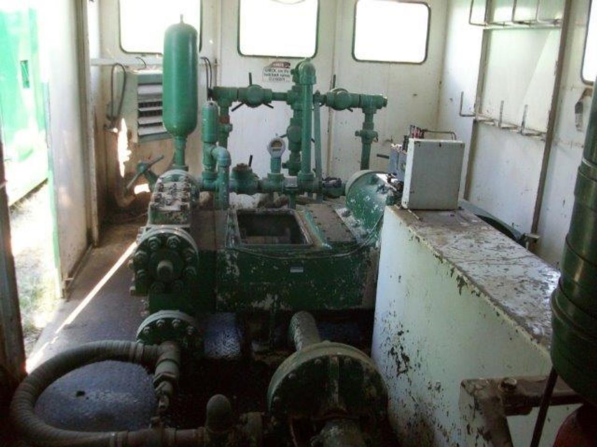Used Oilfield Skid Heavy Duty Shop Built Pumphouse