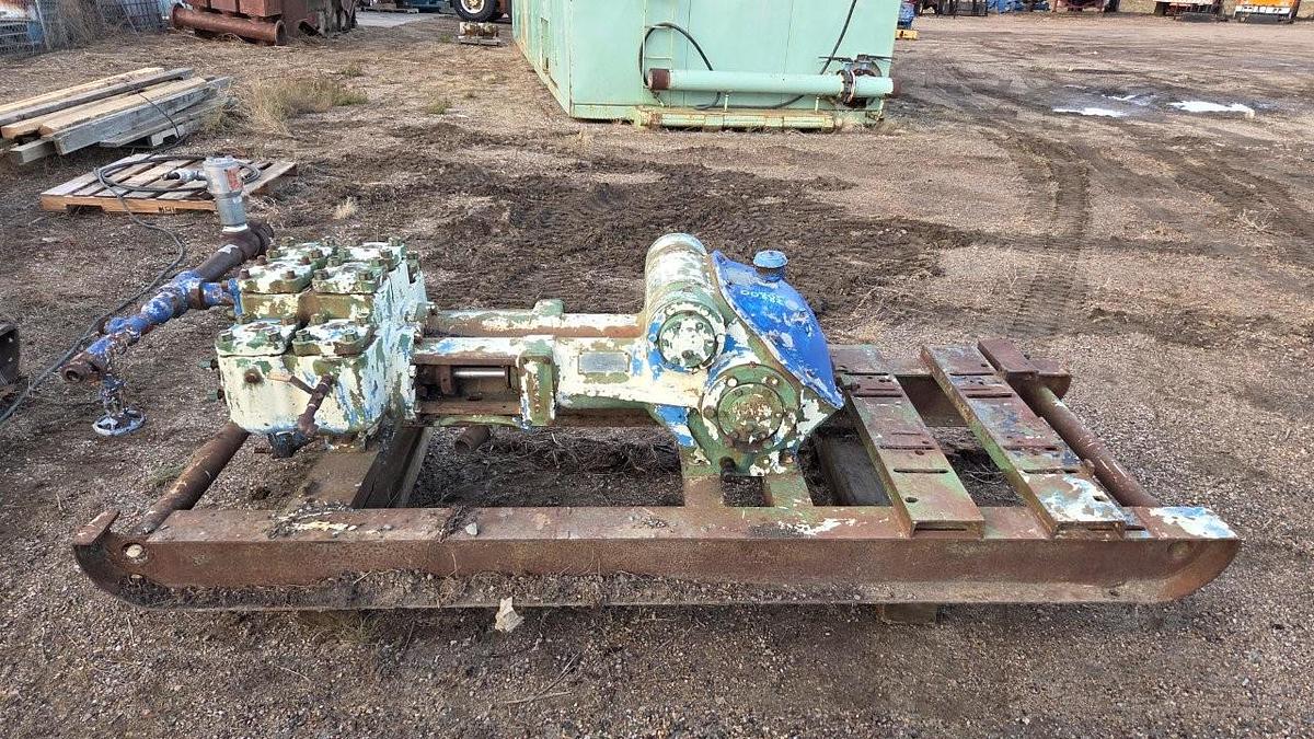 Used Gaso 1849 Duplex Mud Pump