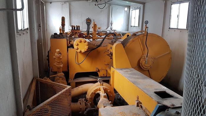 Used Oilwell S-856-10, (Formerly S-824-10) 6x8 Triplex Mud Pump Package