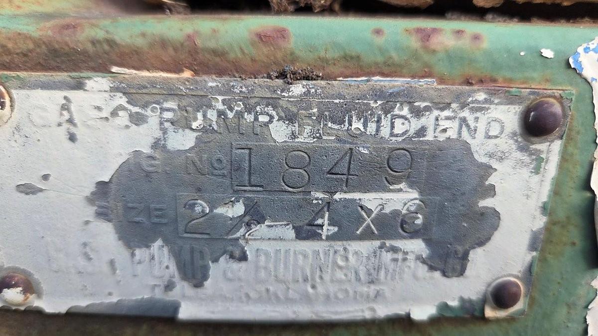 Used Gaso 1849 Duplex Mud Pump