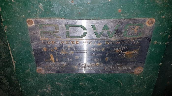 Used Hydril Sentry 7 1/16" 5M Double Ram BOP