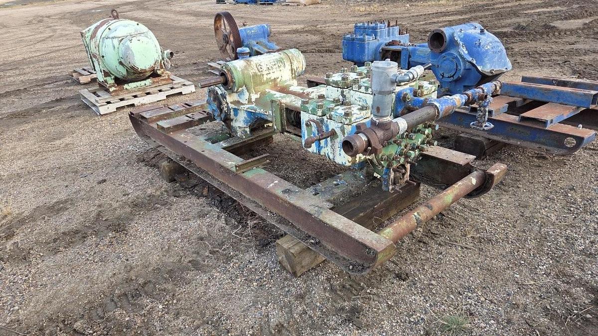 Used Gaso 1849 Duplex Mud Pump