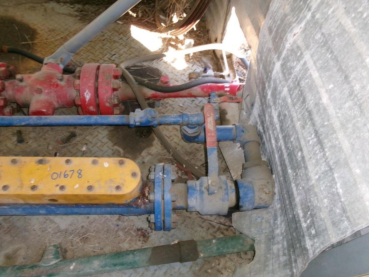 Used NOV Inline Suction Pulsation Dampener