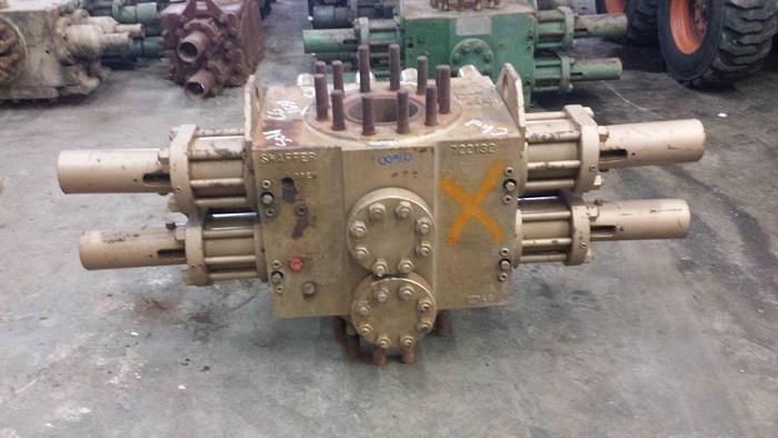 Used Shaffer 7 1/16" 5M Double Ram BOP