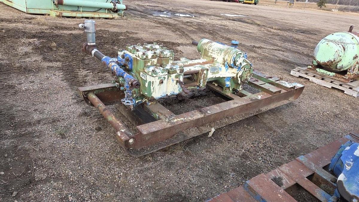 Used Gaso 1849 Duplex Mud Pump