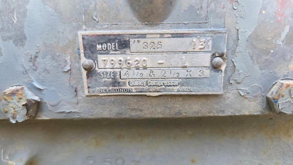 Used Quincy 325-18 Air Compressor Package