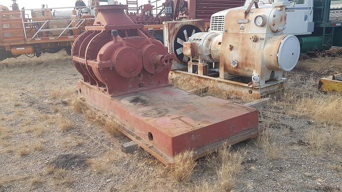 Used Roots Connersville Type RCV Rotary Positive Vacuum Pump / Blower