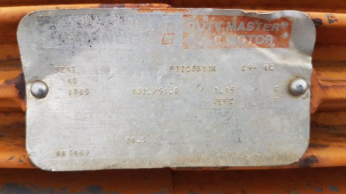 Used Reliance Electric 40 HP Electric Motor