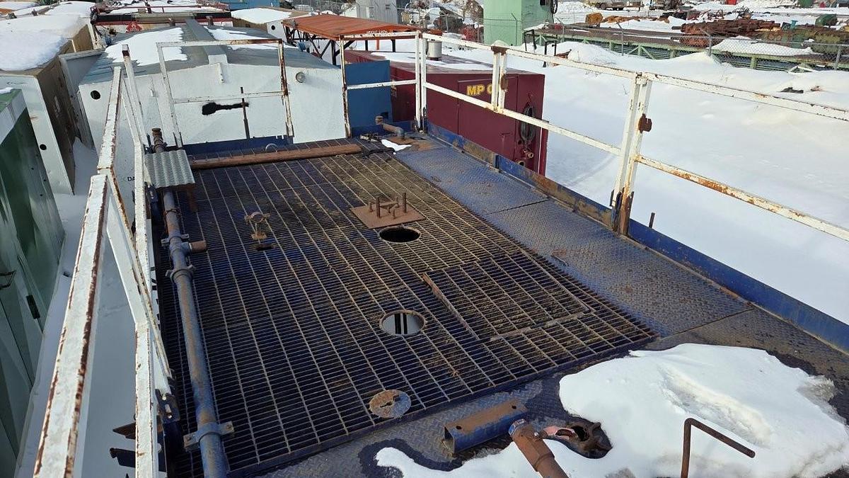 Used 30m3  2 Compartment Mud Tank