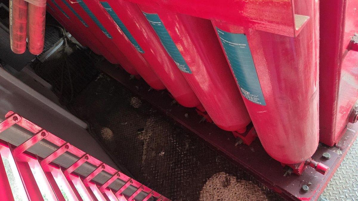 Used Control Technology Inc 5 Station Hydraulic Accumulator