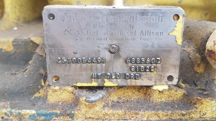 Used Allison HT 750 DRD Automatic Transmission
