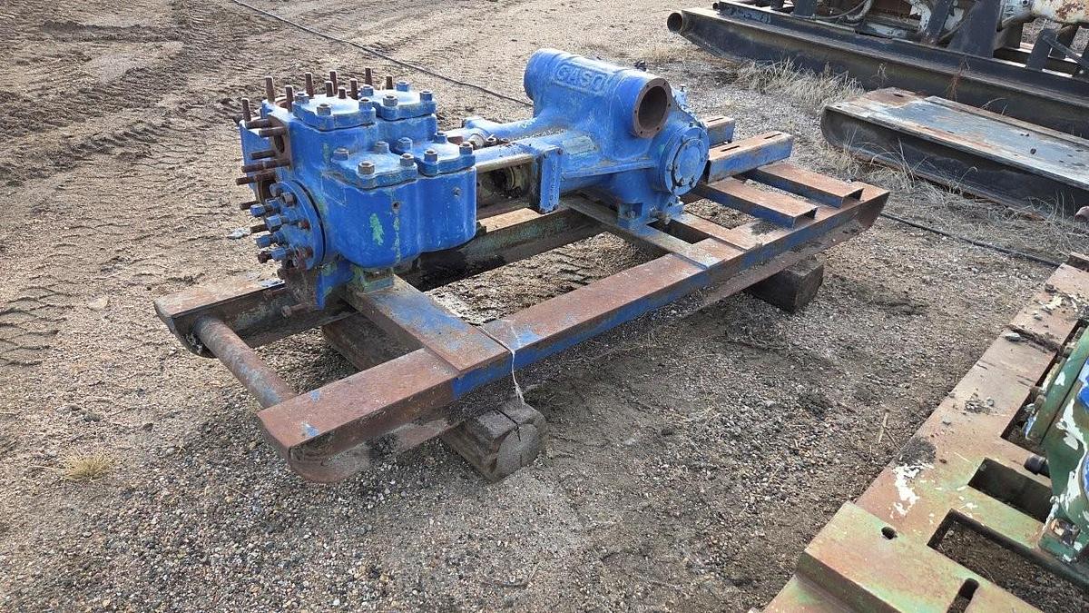 Used Gaso 1849 Duplex Mud Pump
