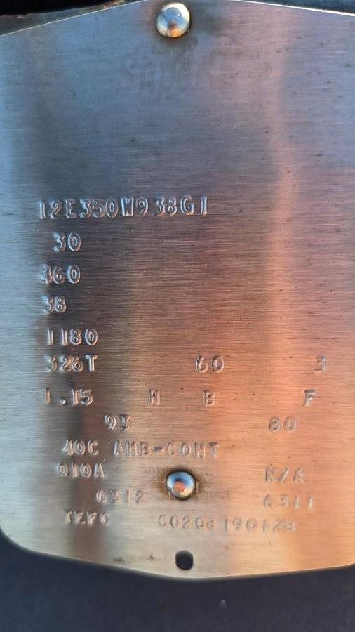 Used Baldor 30HP Electric Motor