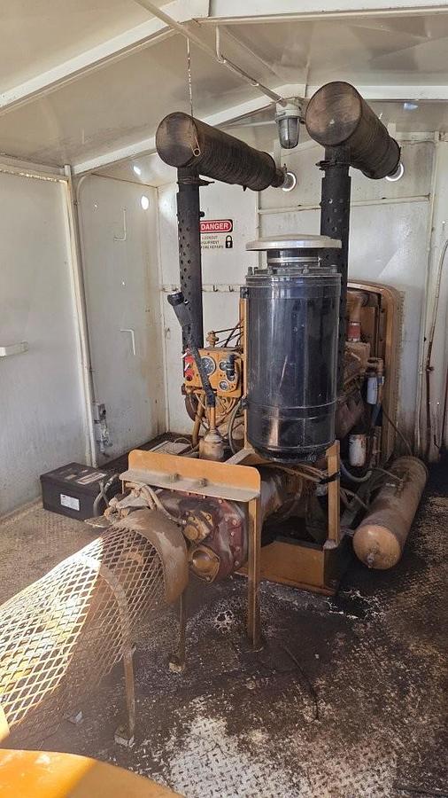 Used Gardner Denver PE-5Y 3x5 Triplex Well Servicing Reversing Mud Pump Package