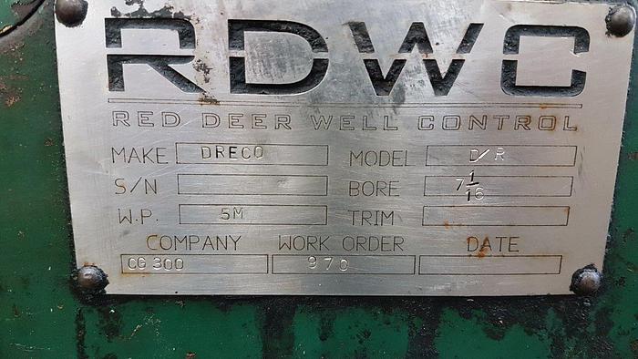 Used National Oilwell NOV 7 1/16" 5M Double Ram BOP