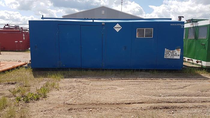 Used National JWS-300L Triplex Well Servicing Reversing Mud Pump Package