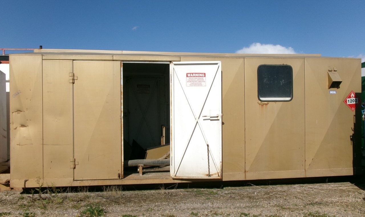 Used Heavy Duty Shop Built Pump House