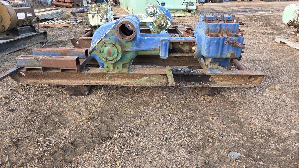 Used Gaso 1849 Duplex Mud Pump