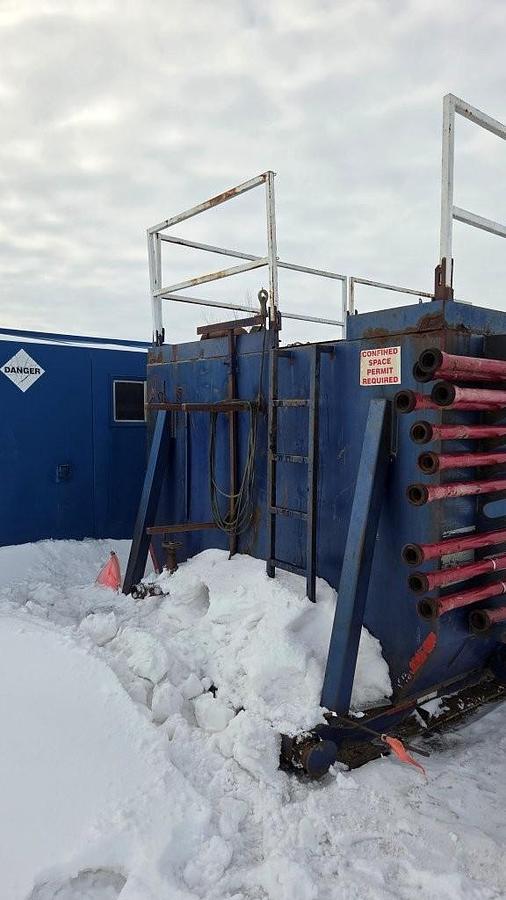 Used 30m3  2 Compartment Mud Tank