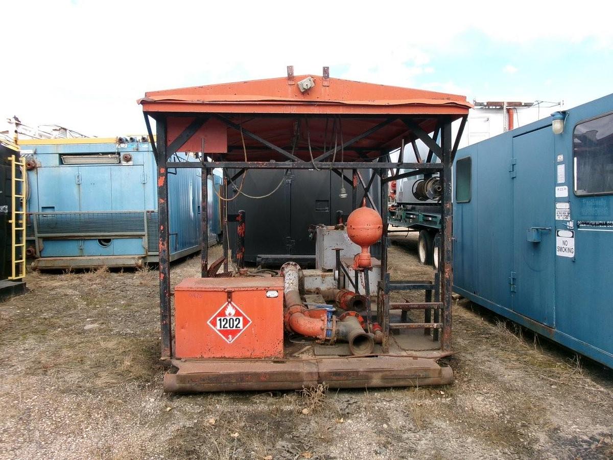 Used Oilfield Skid Heavy Duty Shop Built Pumphouse