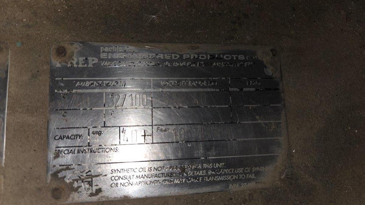 Used EMSCO F800 Triplex Mud Pump