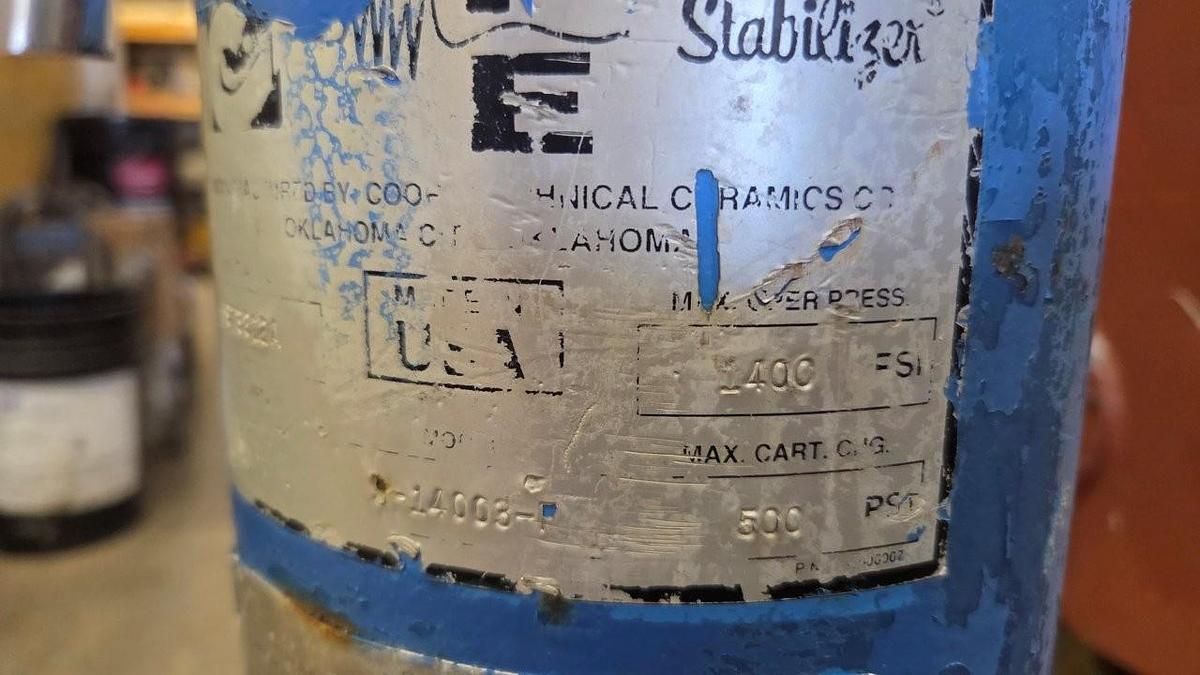 Used Coorstek S-14003-F Pulsation Dampener