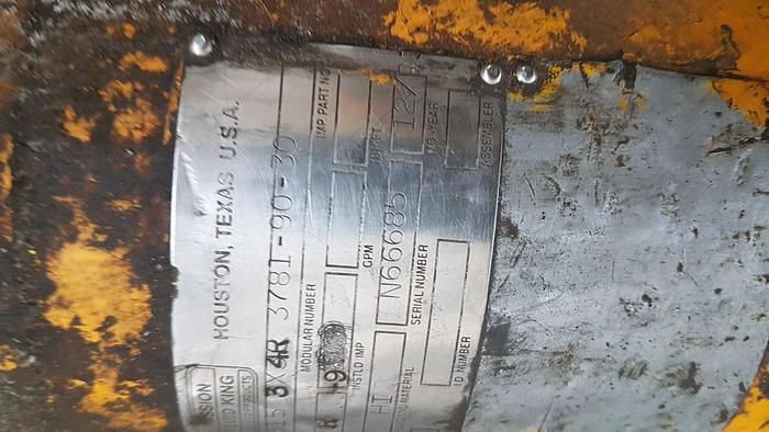 Used Oilwell Super 48 4.5x8 Triplex Well Servicing Reversing Mud Pump