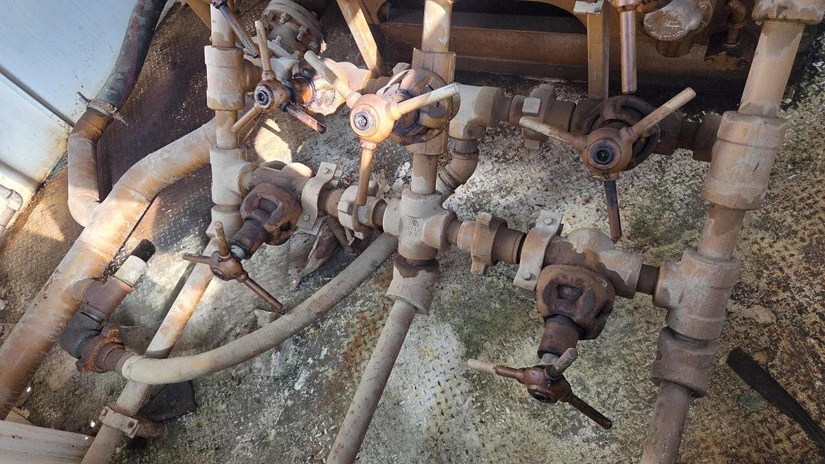 Used Gardner Denver PE-5Y 3x5 Triplex Well Servicing Reversing Mud Pump Package