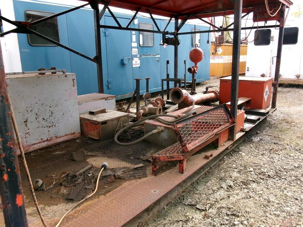 Used Oilfield Skid Heavy Duty Shop Built Pumphouse