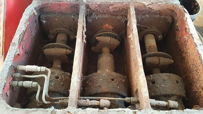 Used Gardner Denver PE-5Y 3x5 Triplex Well Servicing Reversing Mud Pump Package