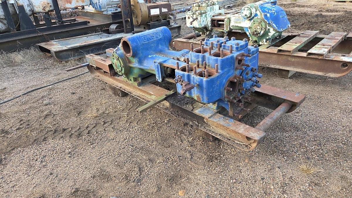 Used Gaso 1849 Duplex Mud Pump