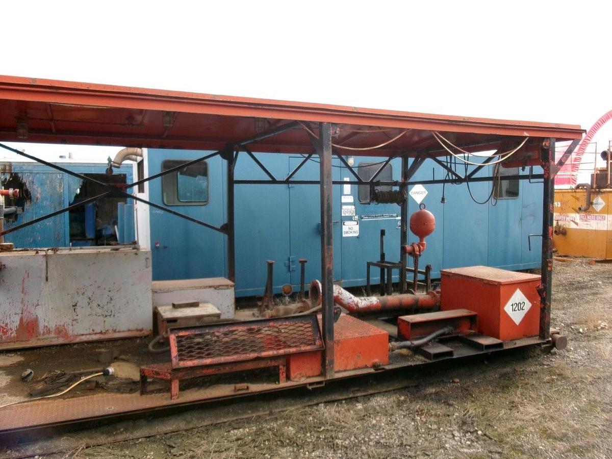 Used Oilfield Skid Heavy Duty Shop Built Pumphouse