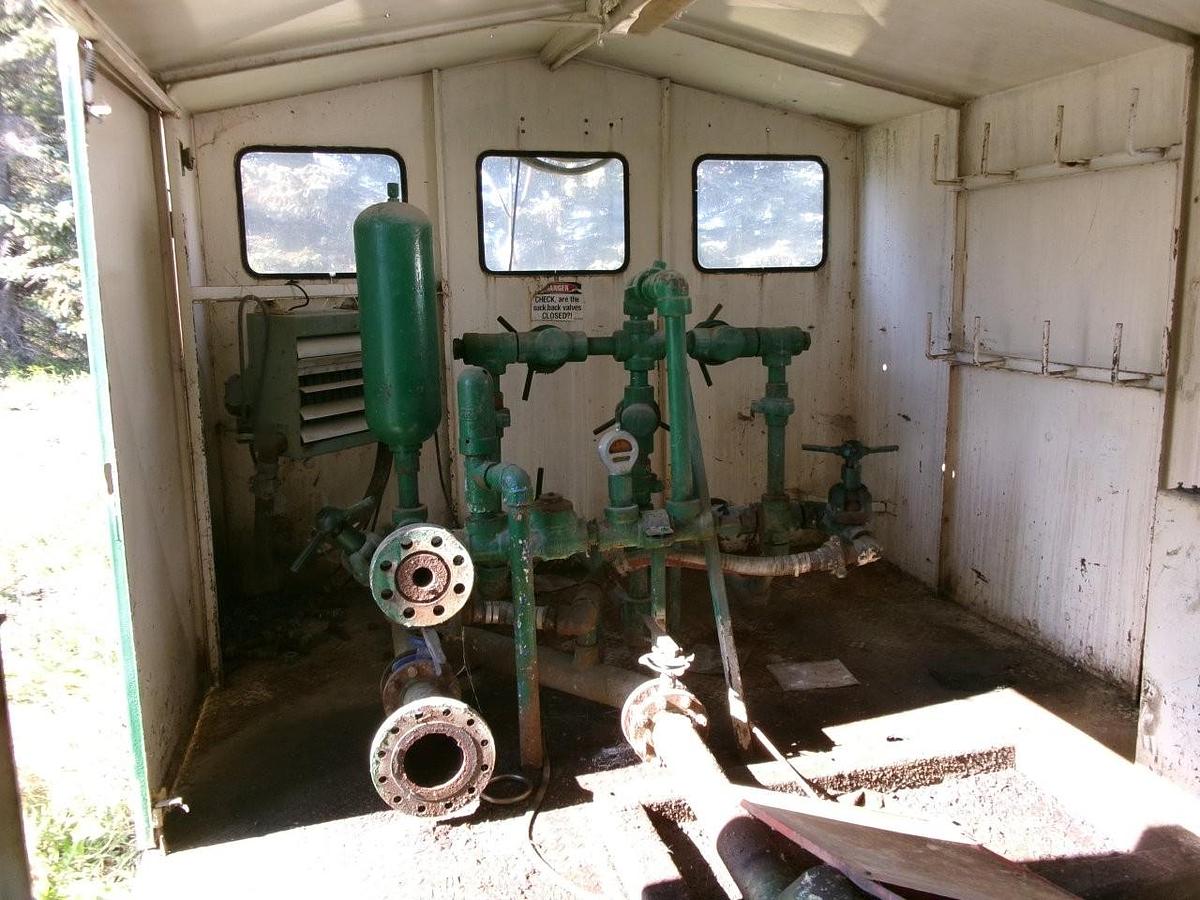 Used Oilfield Skid Heavy Duty Shop Built Pumphouse