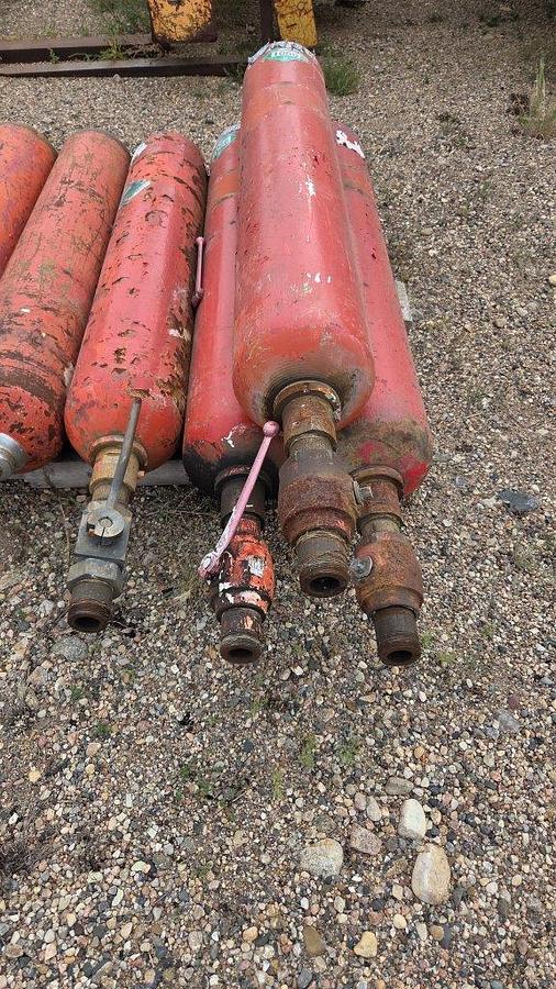 Used Closing Unit / Accumulator Nitrogen Bottles