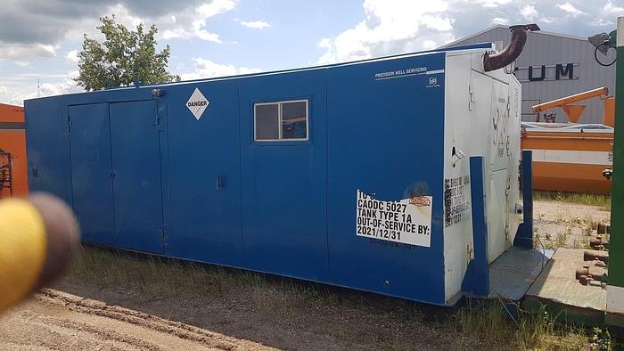 Used National JWS-300L Triplex Well Servicing Reversing Mud Pump Package