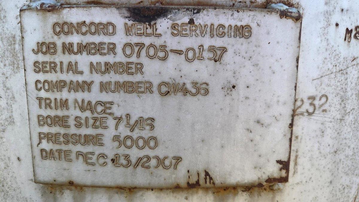 Used Shaffer 7 1/16" 5M Annular BOP