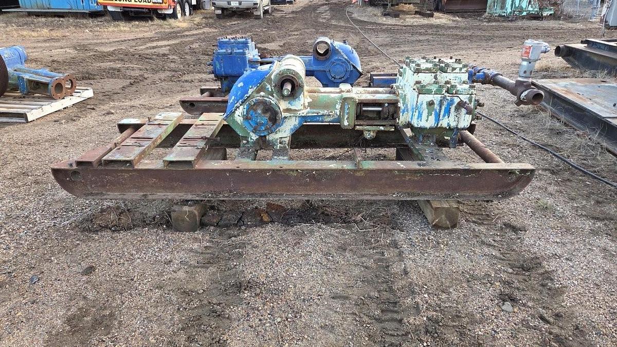 Used Gaso 1849 Duplex Mud Pump