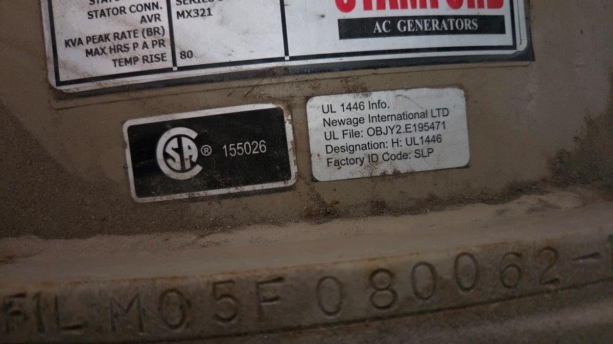 Used Cummins/Stamford 300KW Diesel Generator