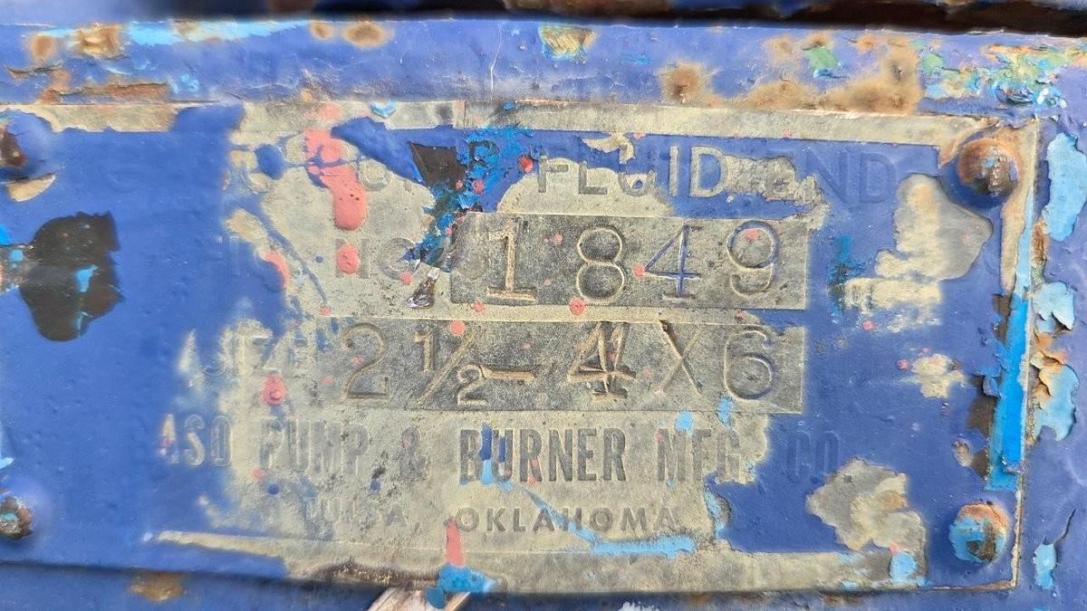 Used Gaso 1849 Duplex Mud Pump Fluid End