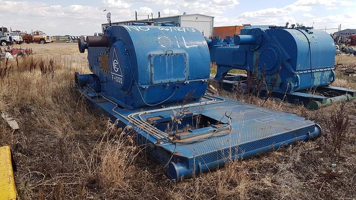 Used EMSCO F1000 Triplex Mud Pump