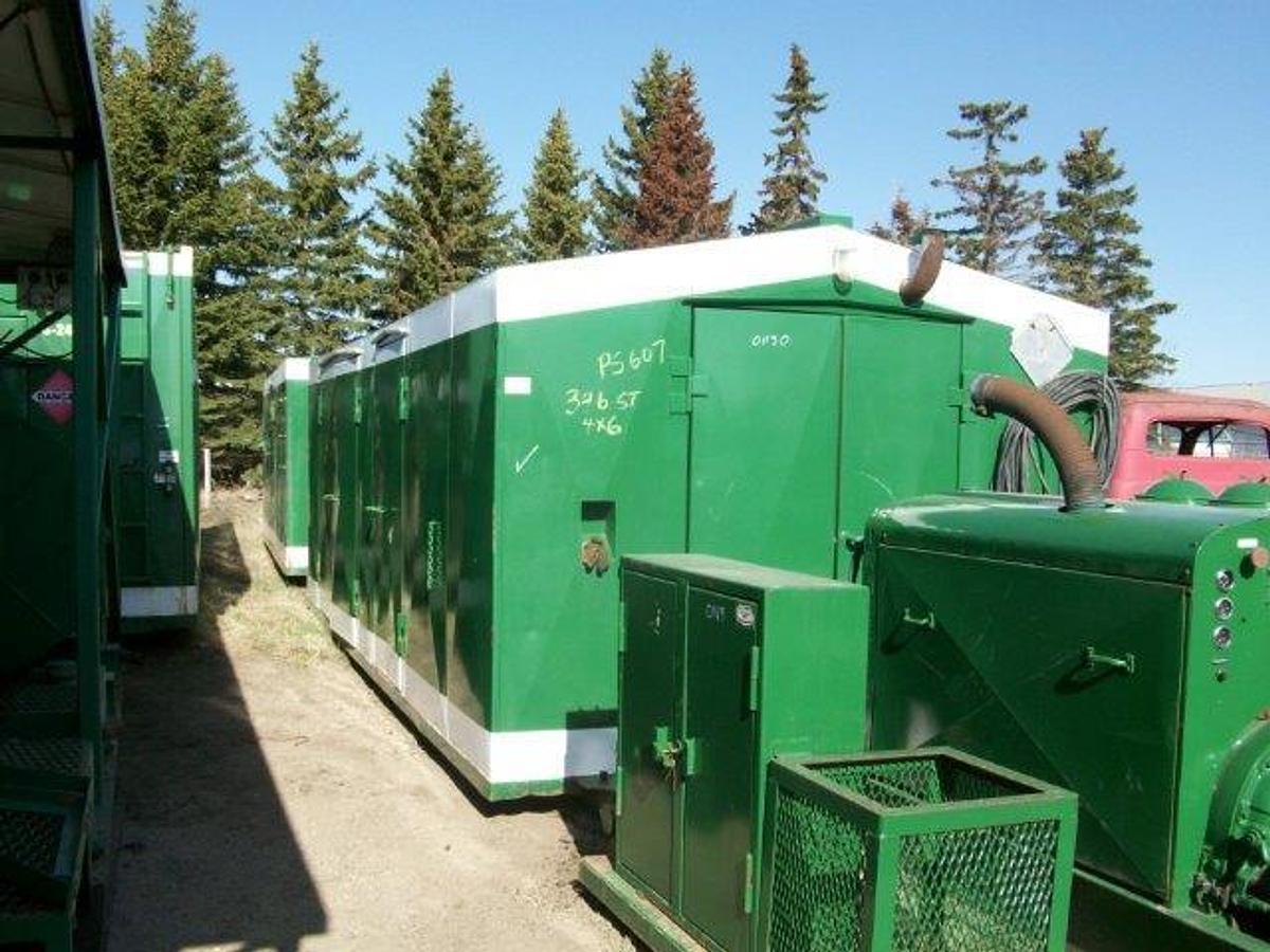Used Oilfield Skid Heavy Duty Shop Built Pumphouse