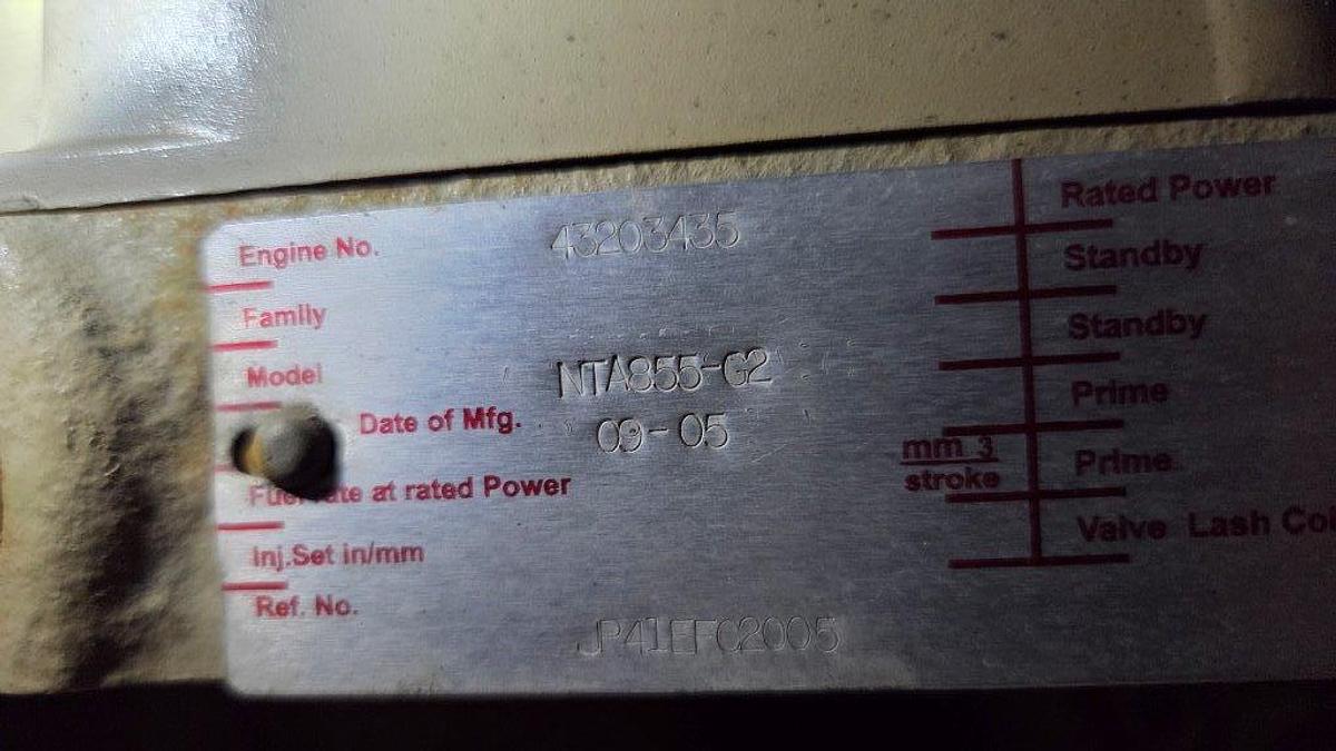 Used Cummins/Stamford 300KW Diesel Generator