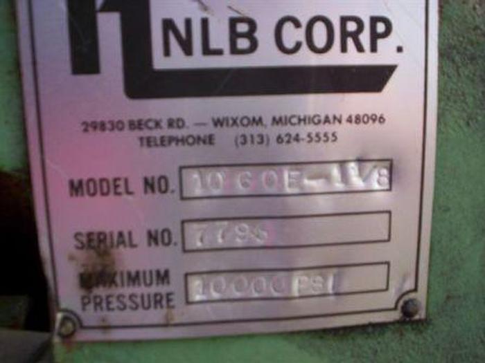 Used NLB 1060E Triplex Waterblast Pump