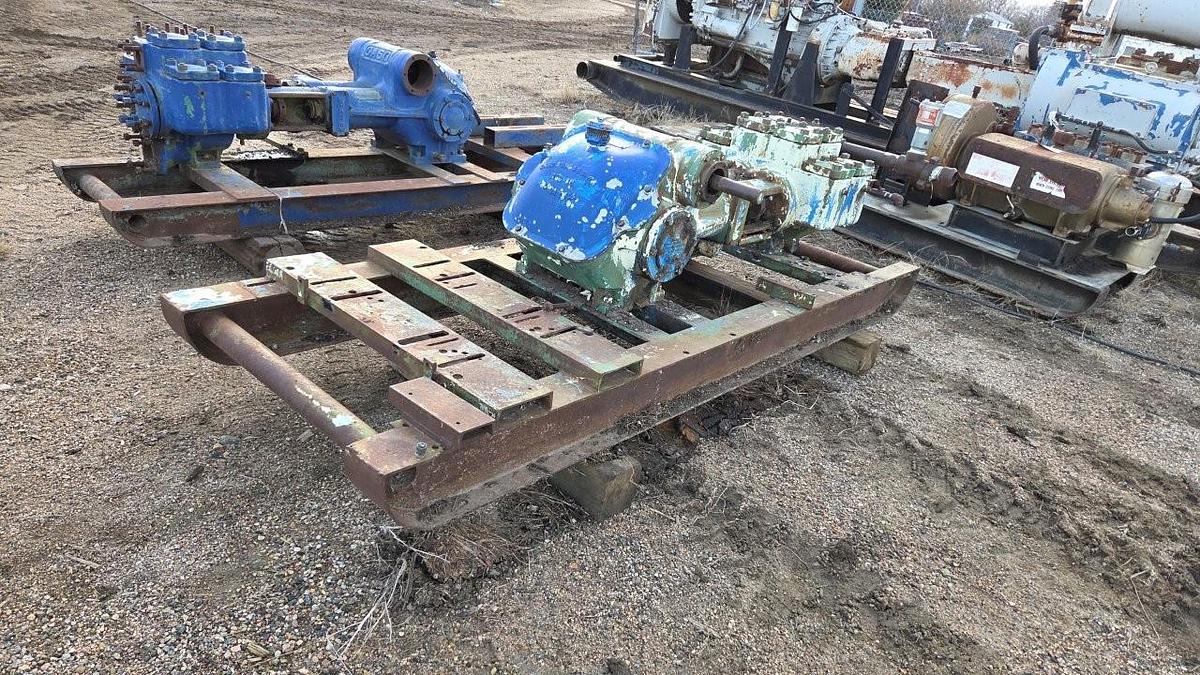 Used Gaso 1849 Duplex Mud Pump