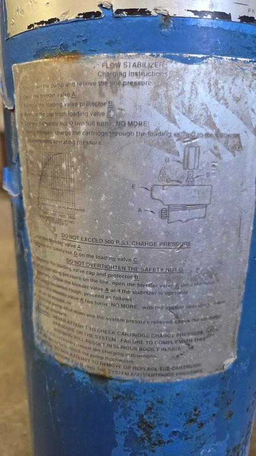 Used Coorstek S-14003-F Pulsation Dampener